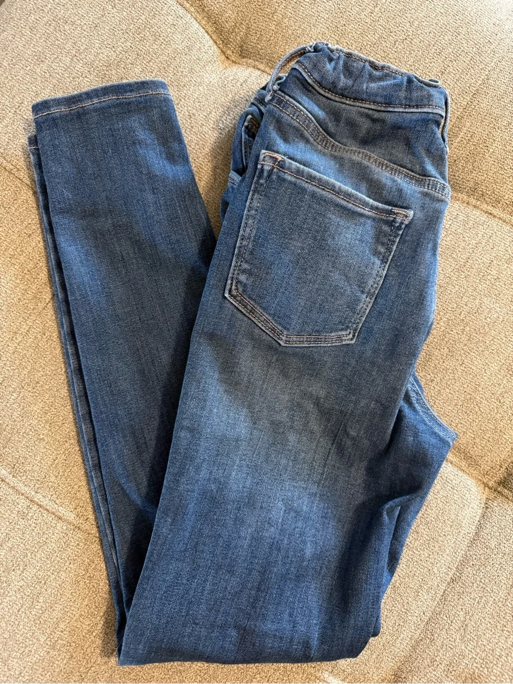 Old Navy Dark Blue High-Rise Rockstar Jeggings